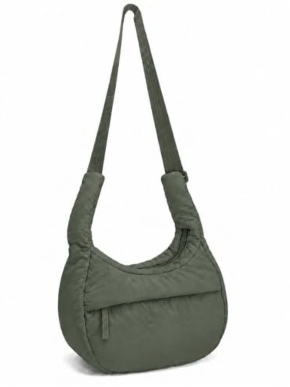 Lightweight Puffer Crossbody Bag Nylon Sling Purse
